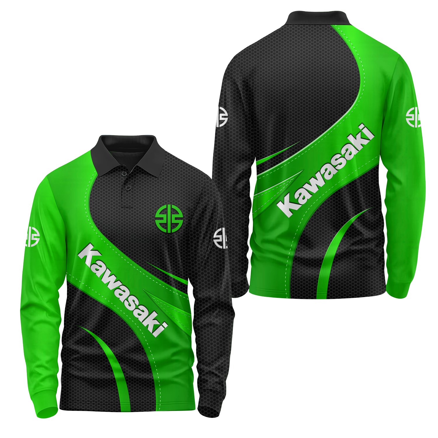 Kawasaki Long Sleeve Polo USPL927