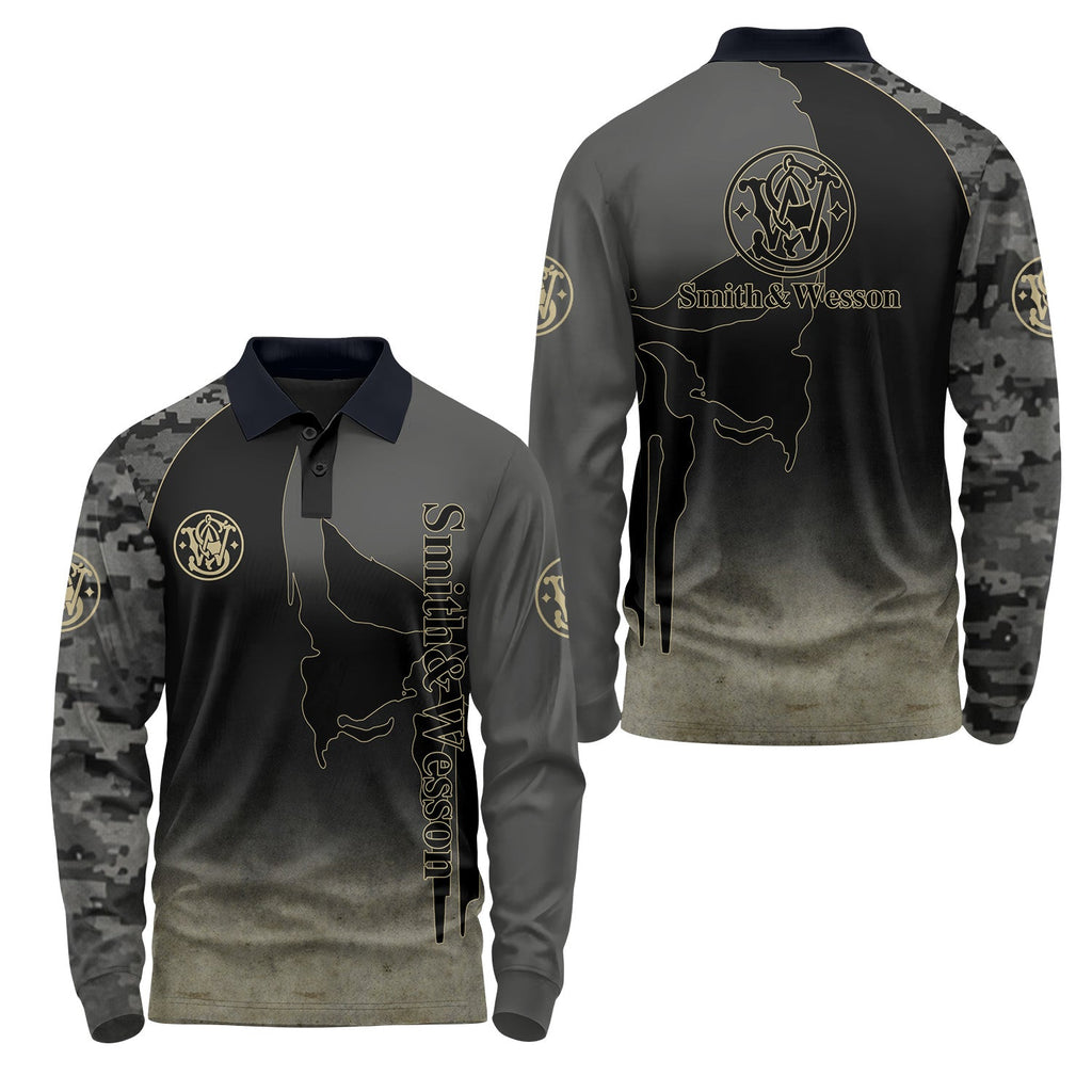 Smith & Wesson Long Sleeve Polo USPL2161