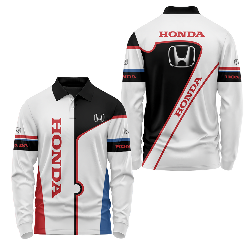 Honda Long Sleeve Polo USPL1083