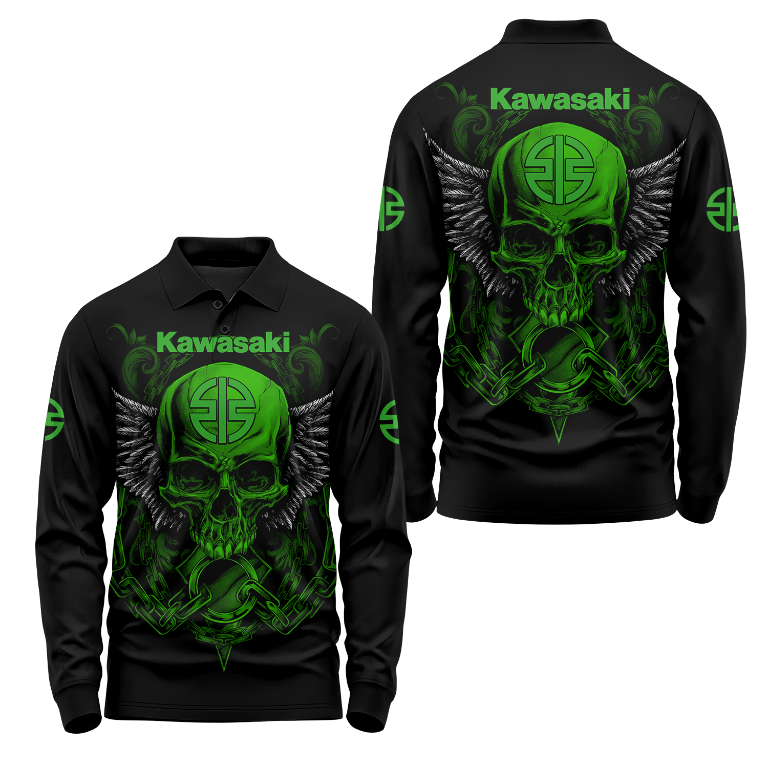 Kawasaki Long Sleeve Polo USPL888