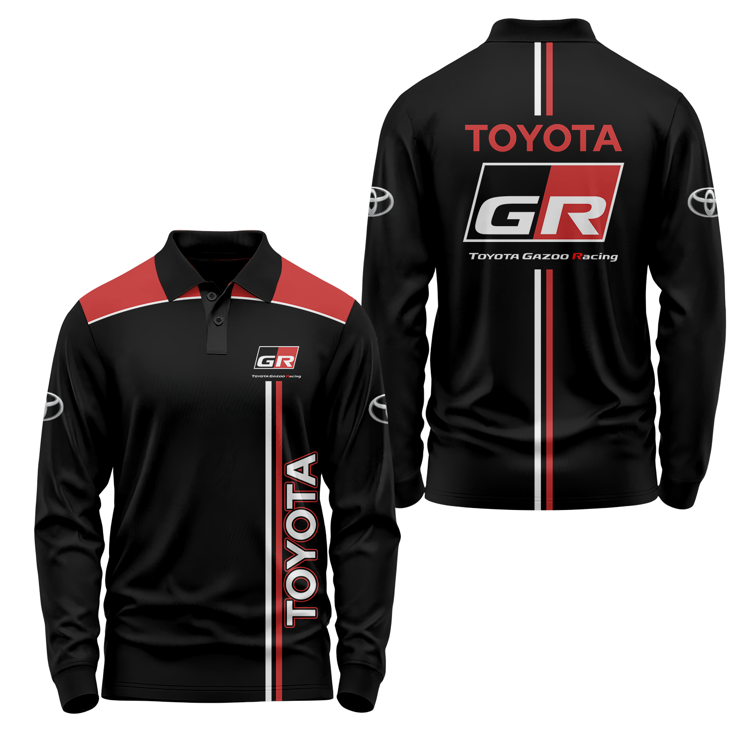 Toyota Long Sleeve Polo USPL824