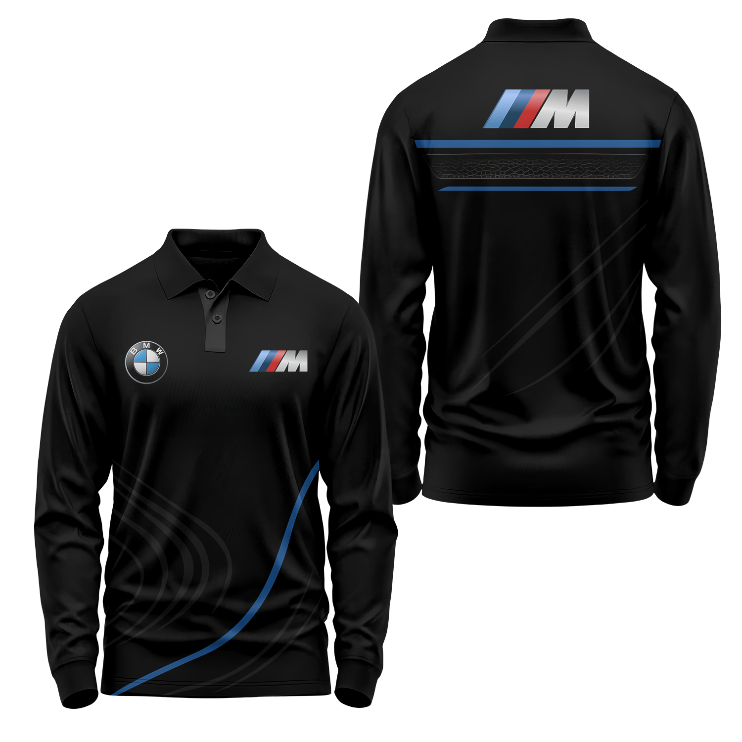 BMW Long Sleeve Polo USPL595