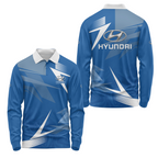 Hyundai Long Sleeve Polo USPL1173