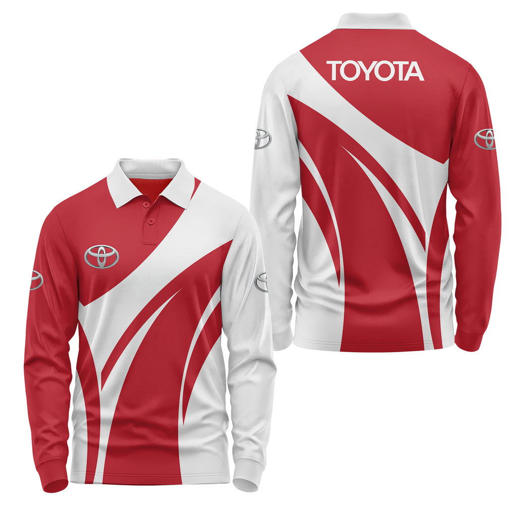 Toyota Long Sleeve Polo USPL838