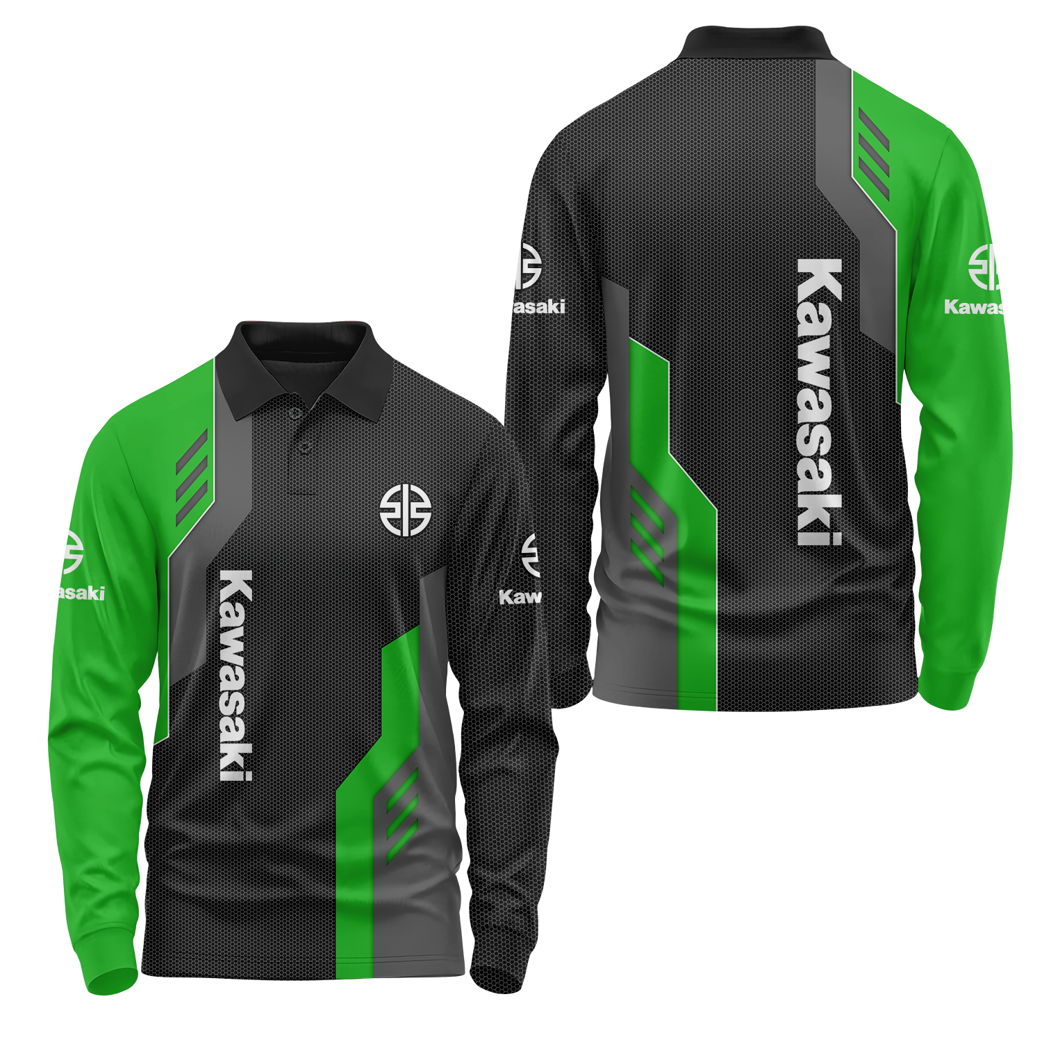 Kawasaki Long Sleeve Polo USPL890