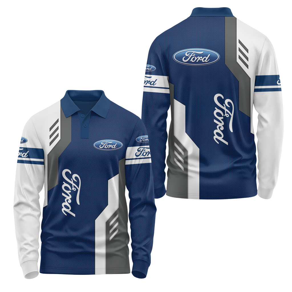 Ford Long Sleeve Polo USPL152