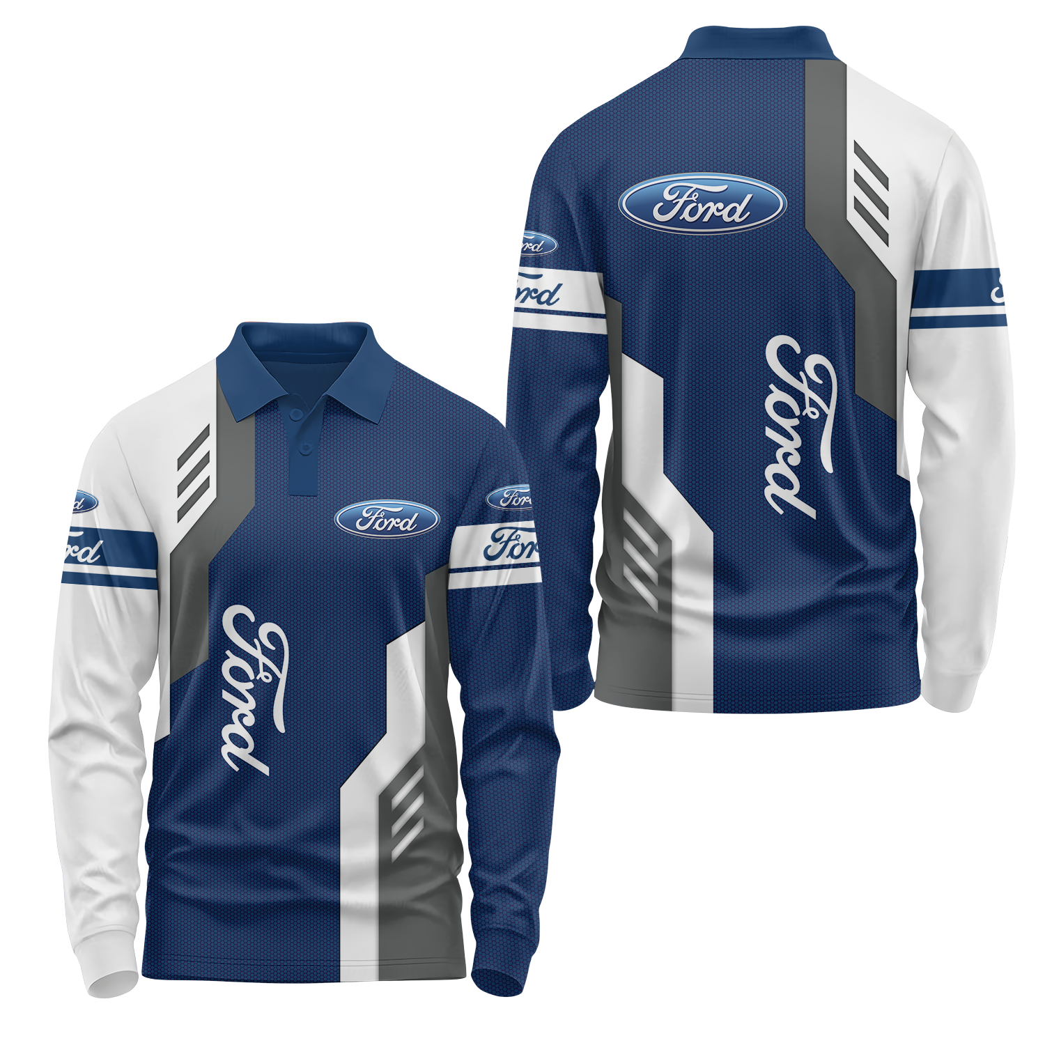 Ford Long Sleeve Polo USPL152