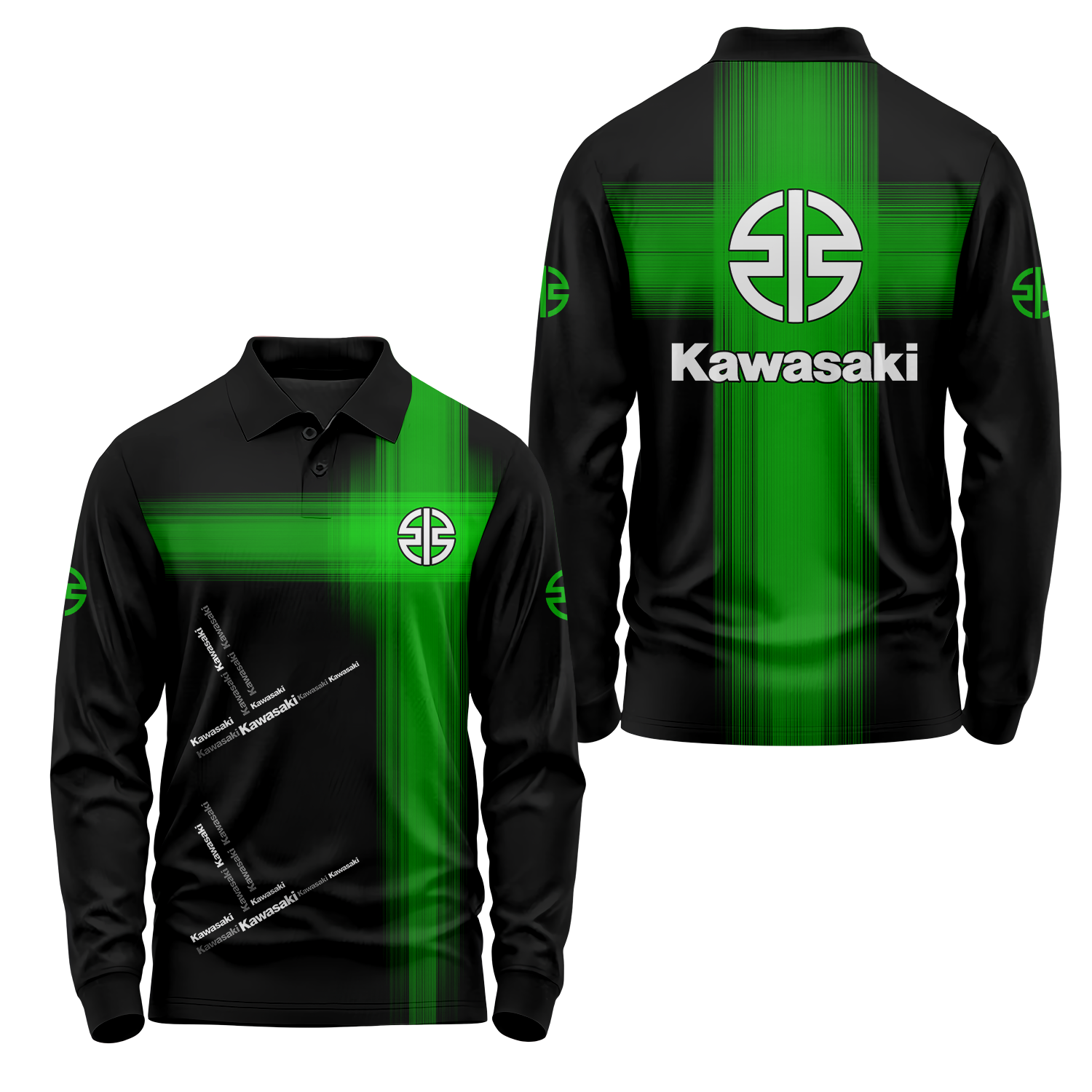 Kawasaki Long Sleeve Polo USPL893