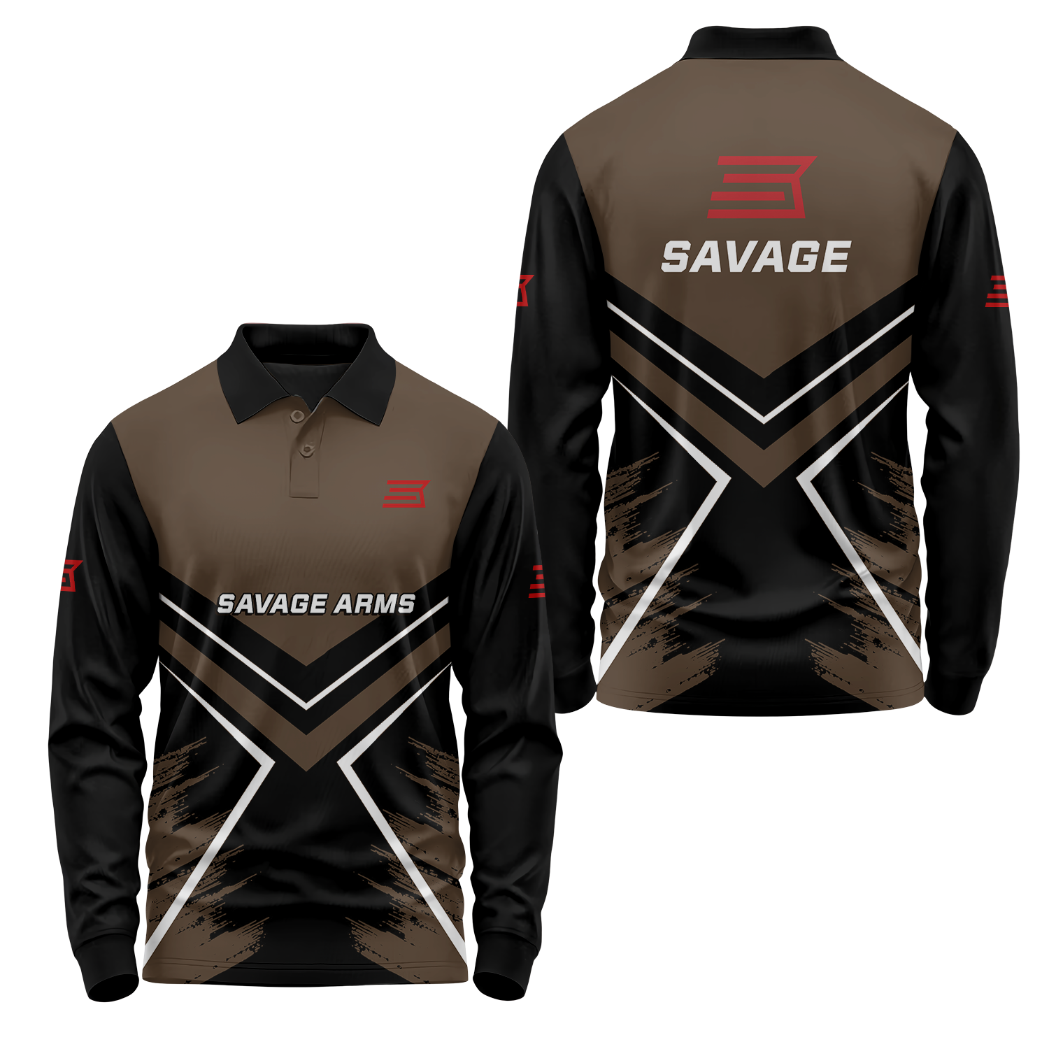 Savage Arms Long Sleeve Polo USPL2216
