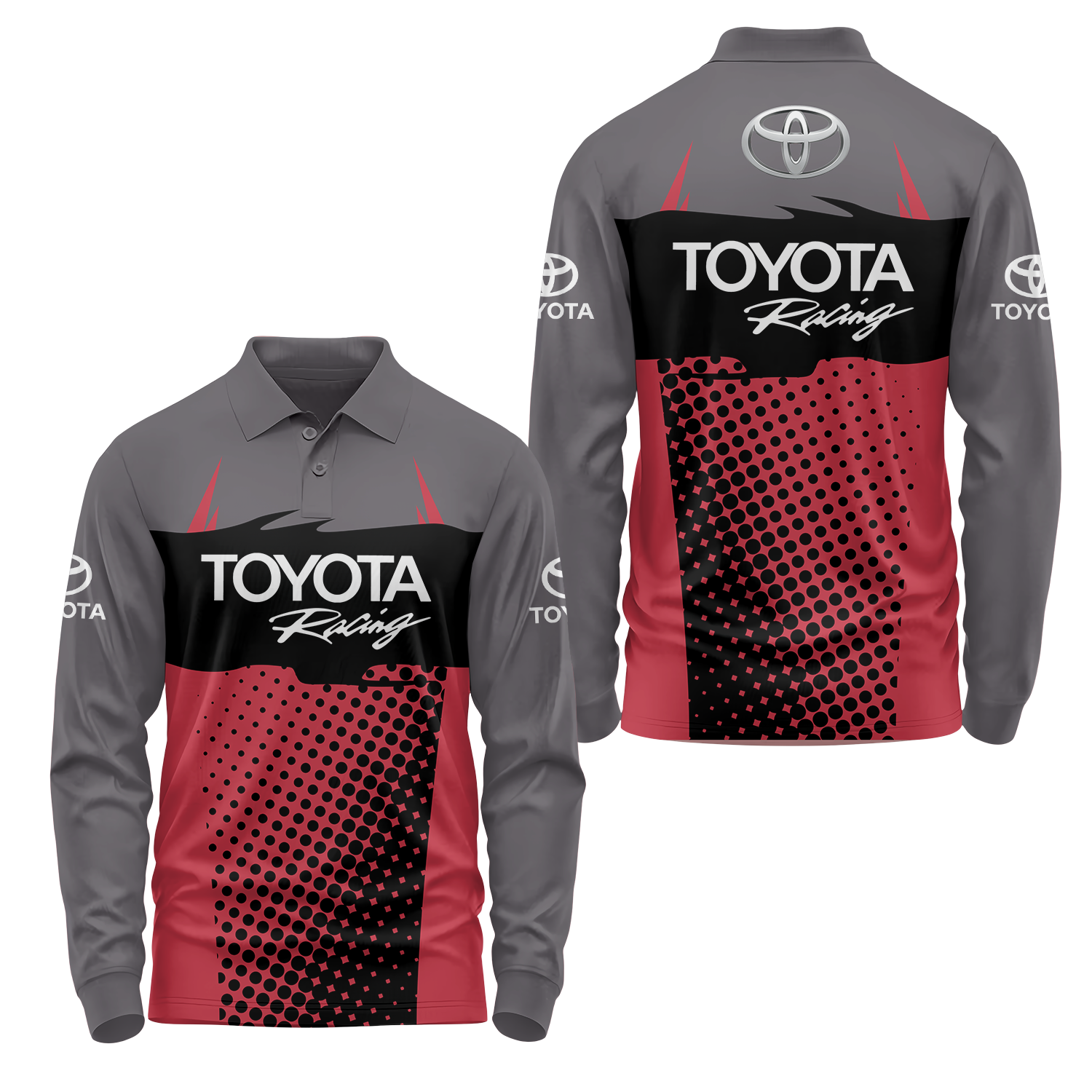 Toyota Long Sleeve Polo USPL819