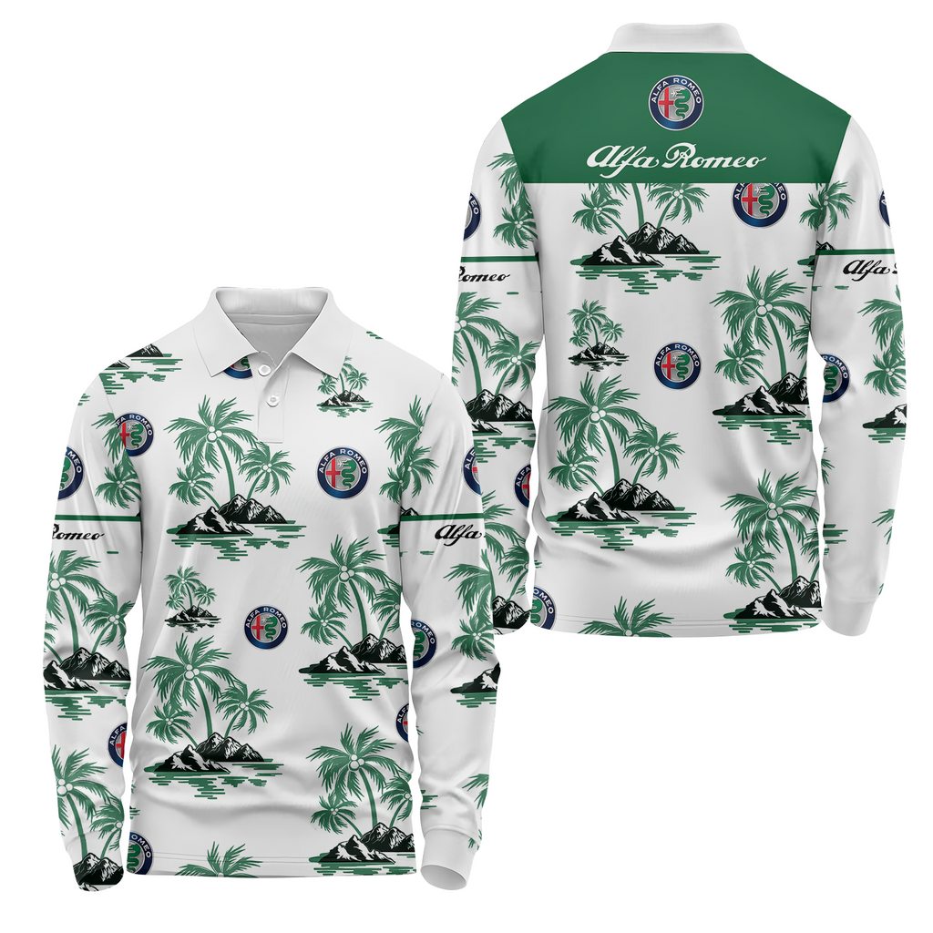 Alfa Romeo Long Sleeve Polo USPL608