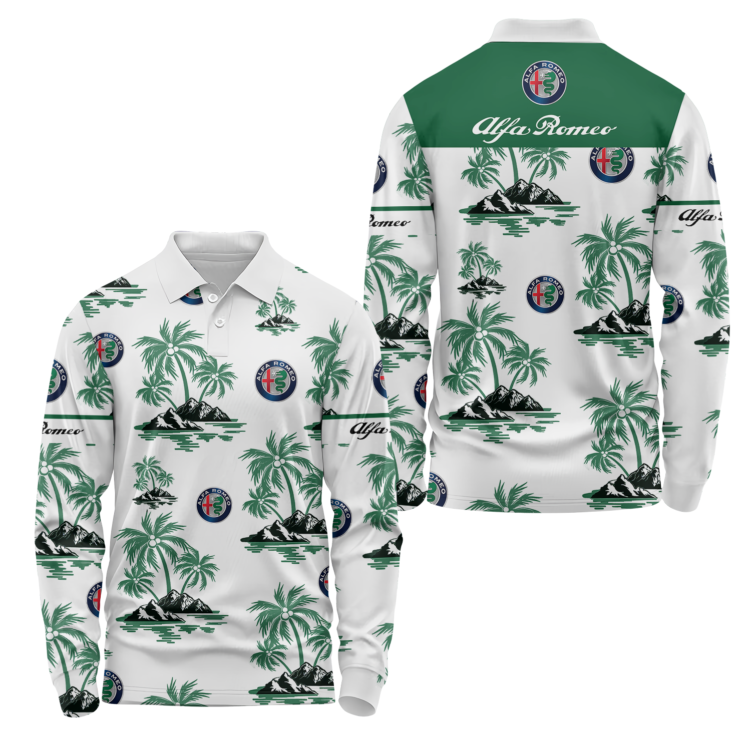Alfa Romeo Long Sleeve Polo USPL608