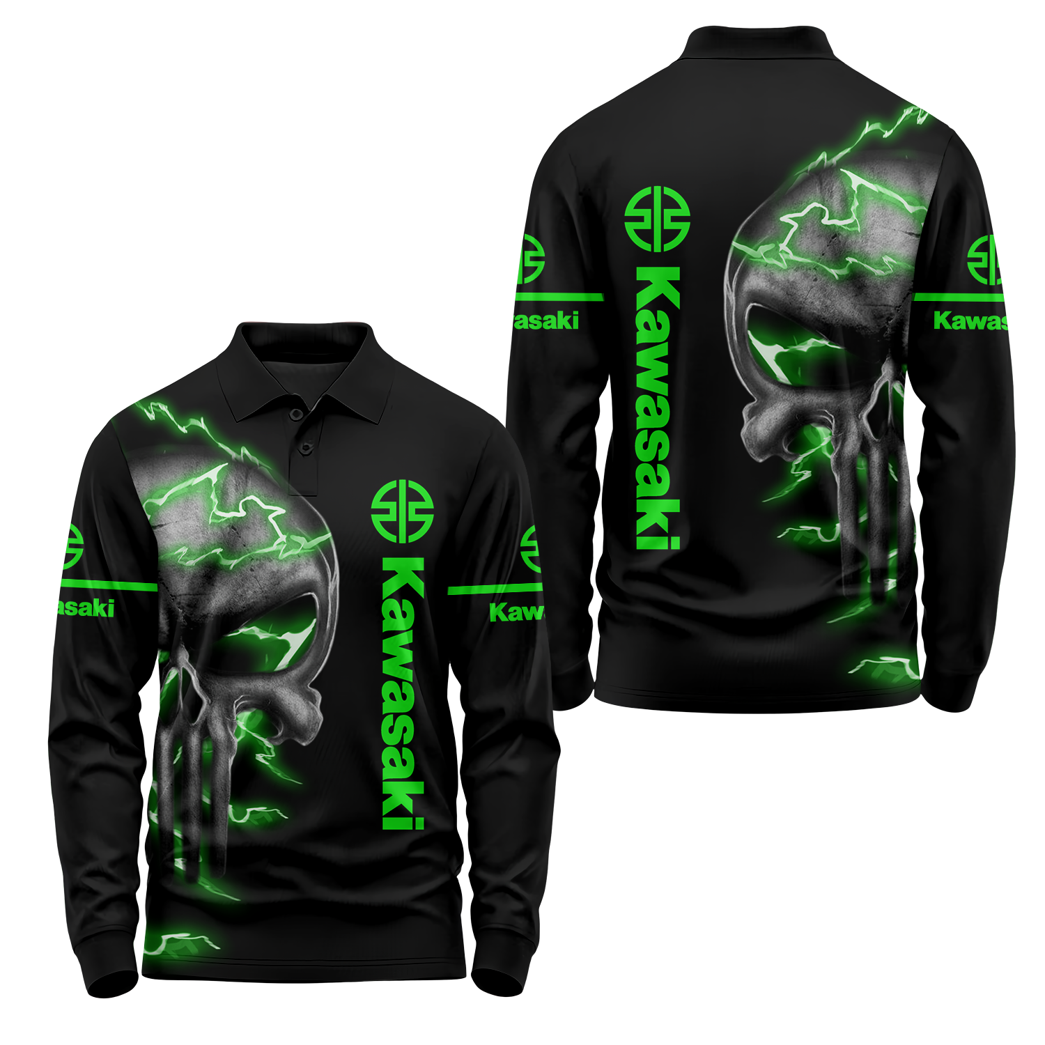 Kawasaki Long Sleeve Polo USPL895