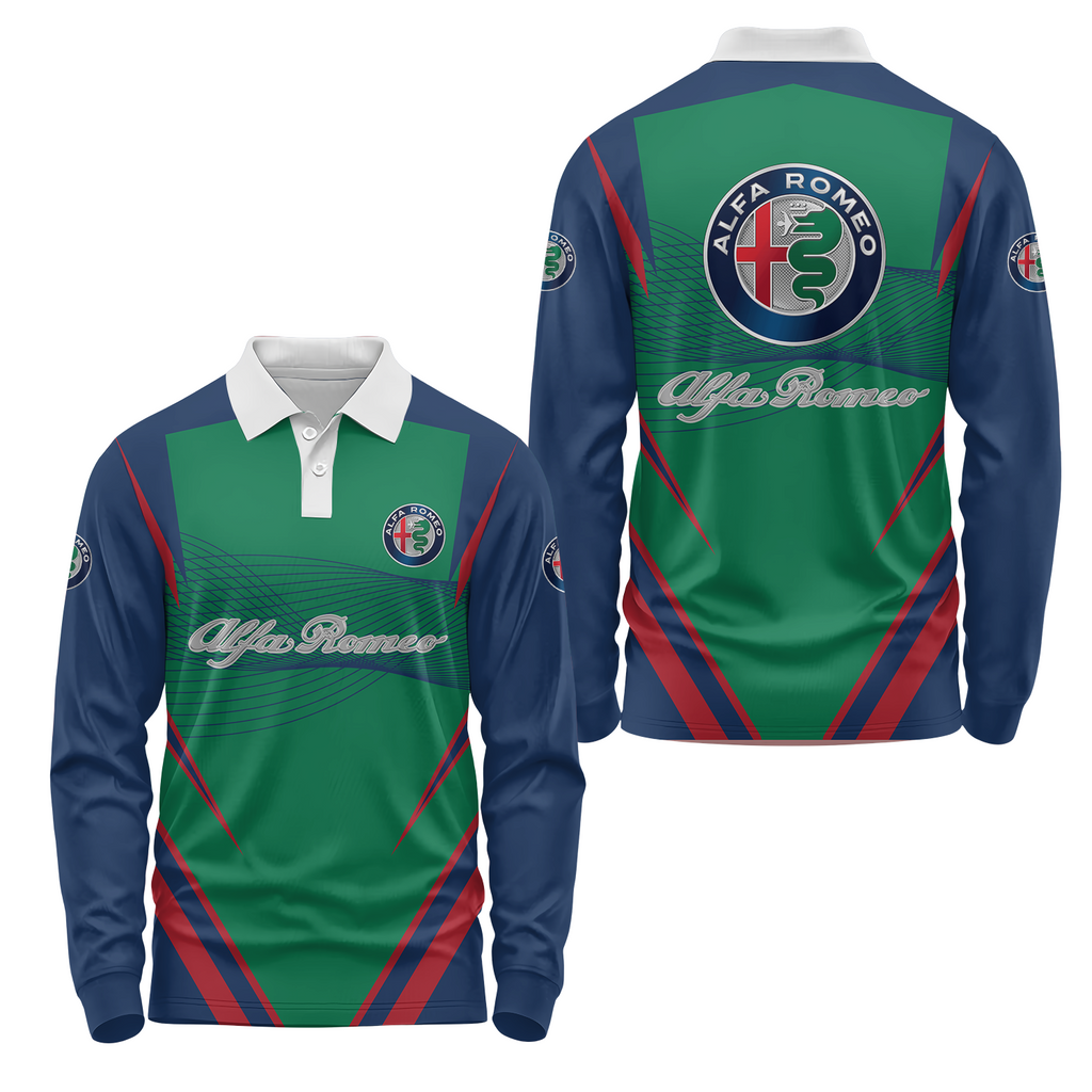 Alfa Romeo Long Sleeve Polo USPL603