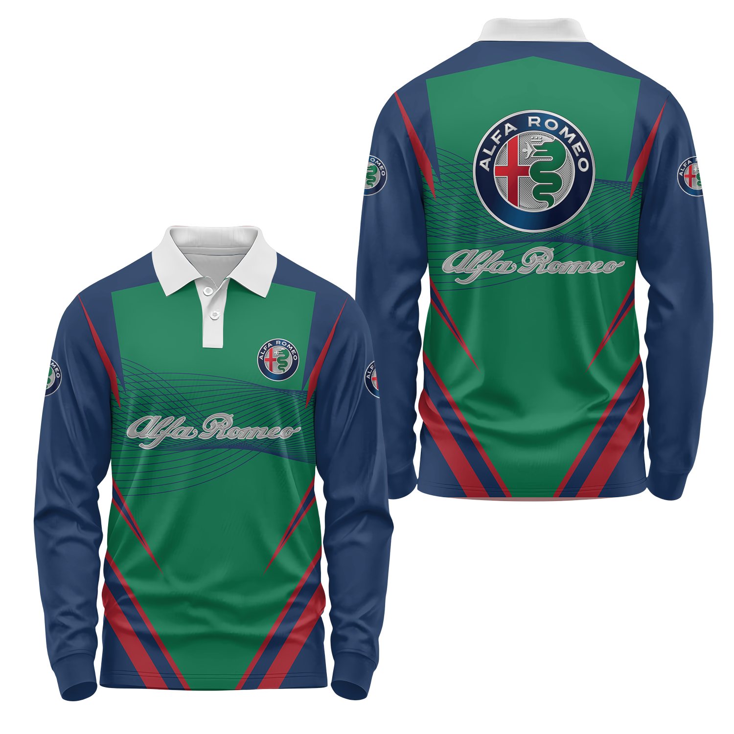 Alfa Romeo Long Sleeve Polo USPL603
