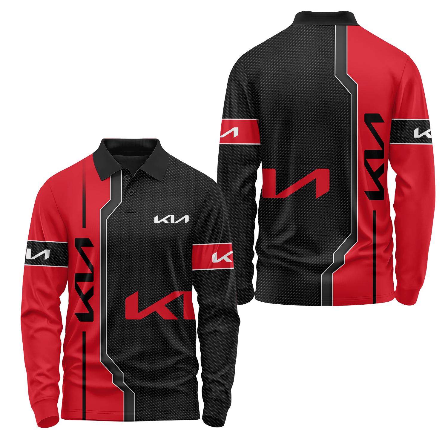 Kia Long Sleeve Polo USPL1259