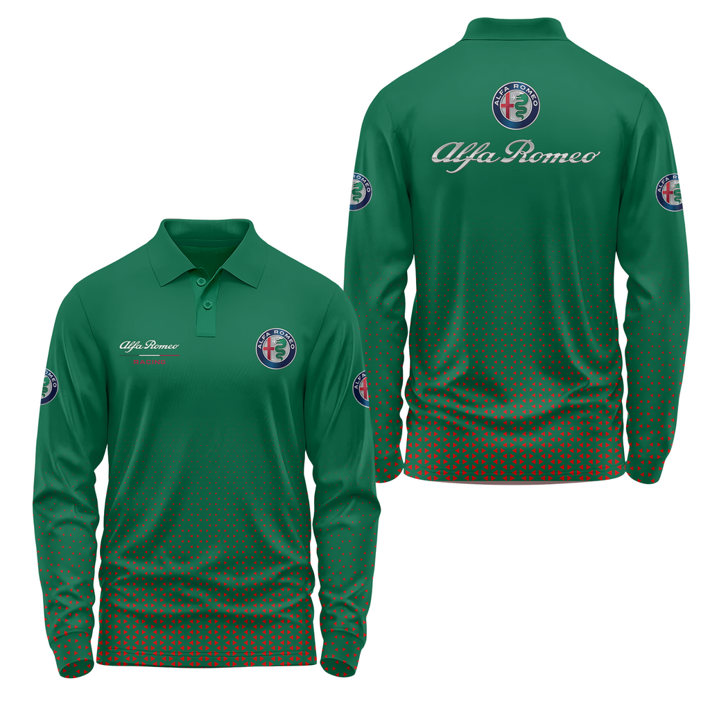 Alfa Romeo Long Sleeve Polo USPL658