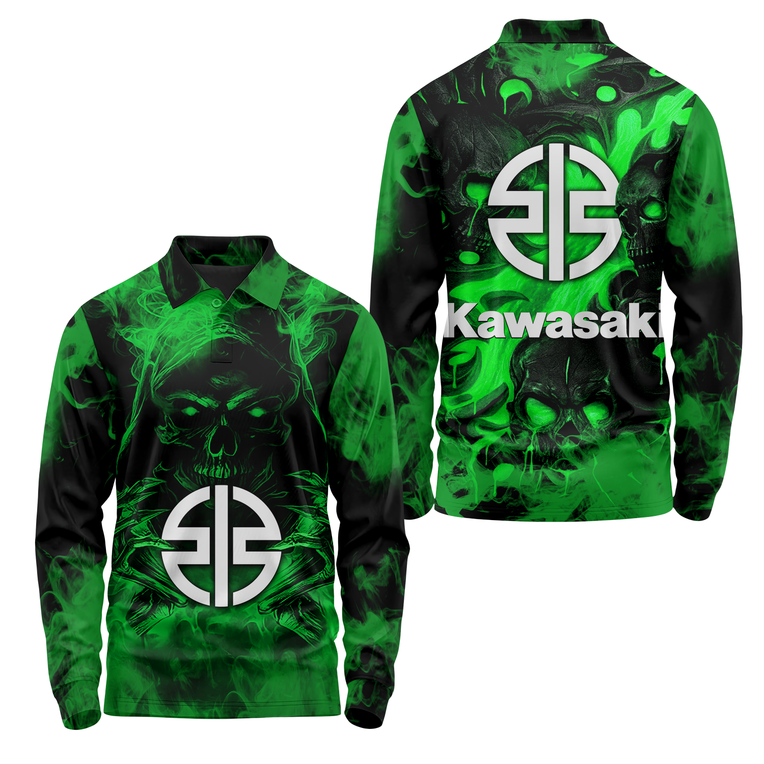 Kawasaki Long Sleeve Polo USPL902