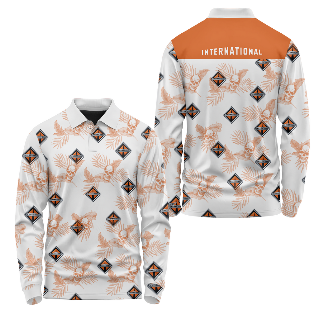 International Trucks Long Sleeve Polo USPL1866