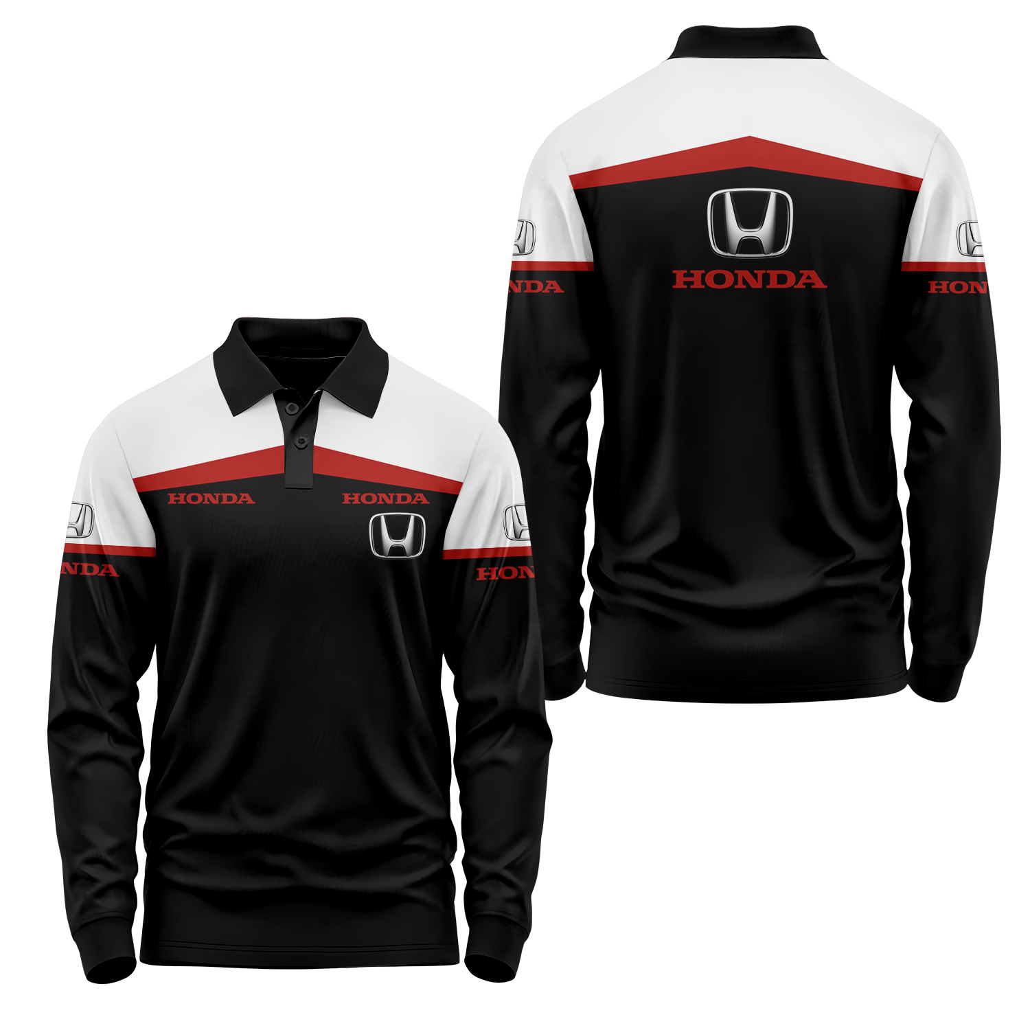 Honda Long Sleeve Polo USPL1078