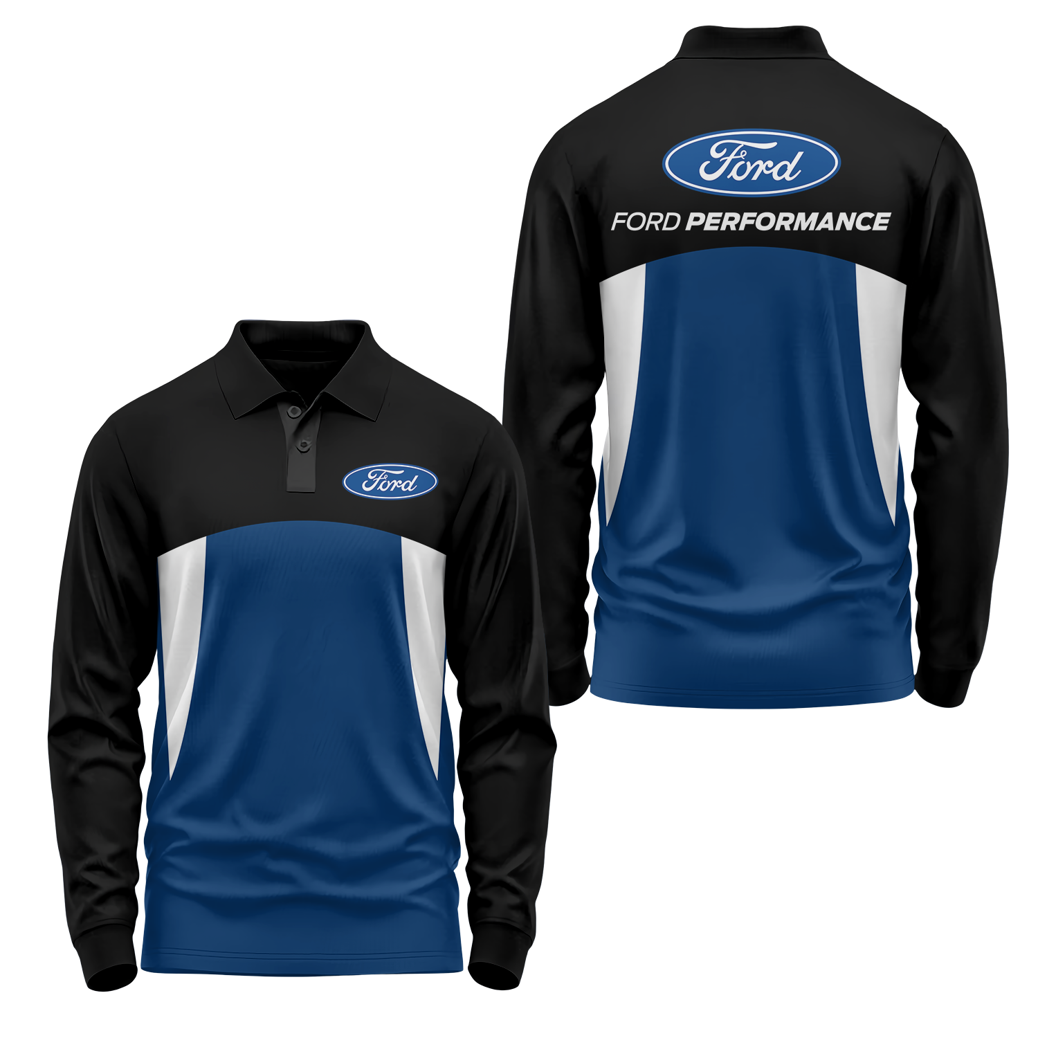 Ford Long Sleeve Polo USPL141