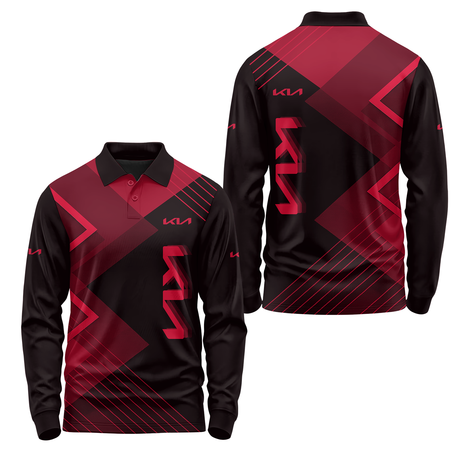 Kia Long Sleeve Polo USPL1261