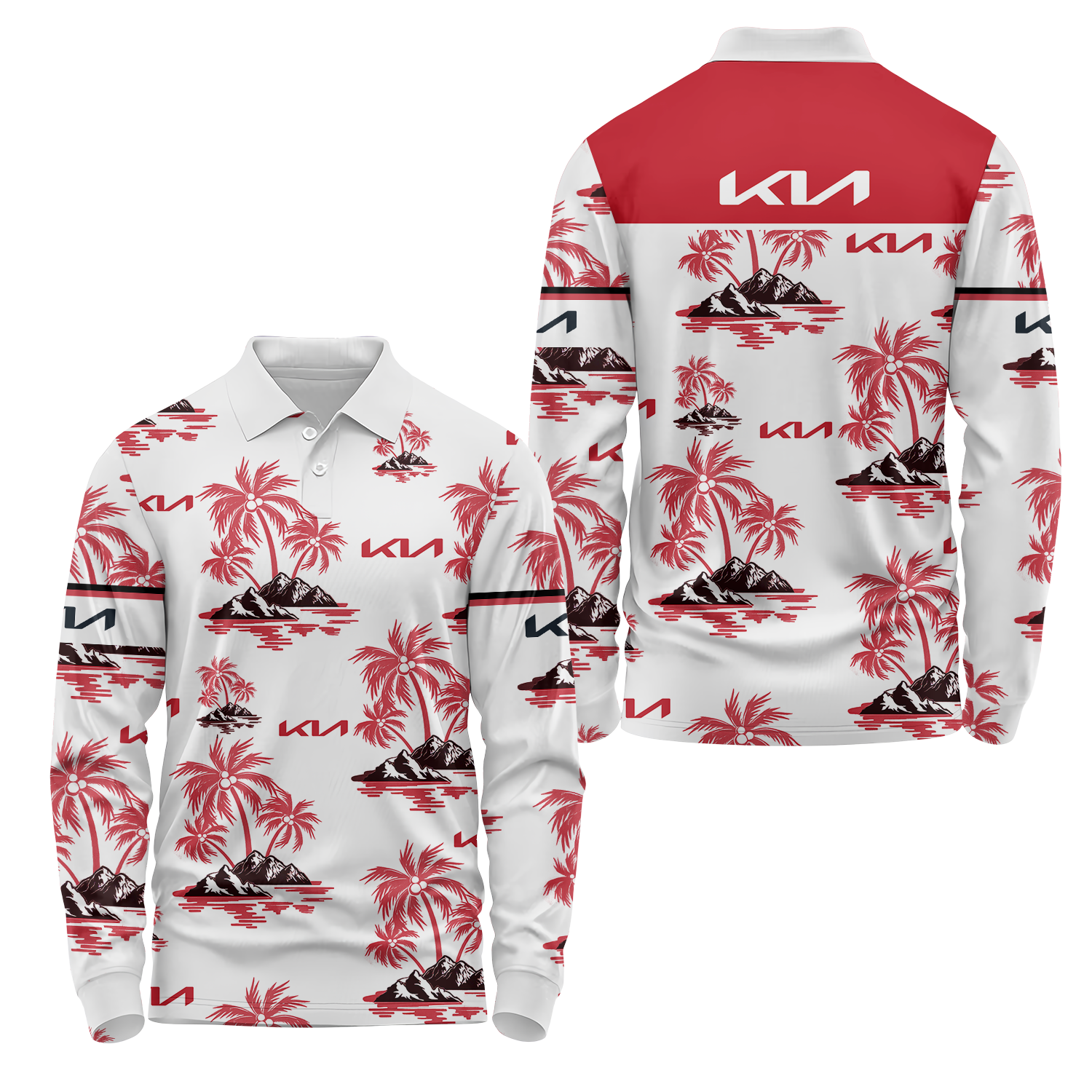 Kia Long Sleeve Polo USPL1239
