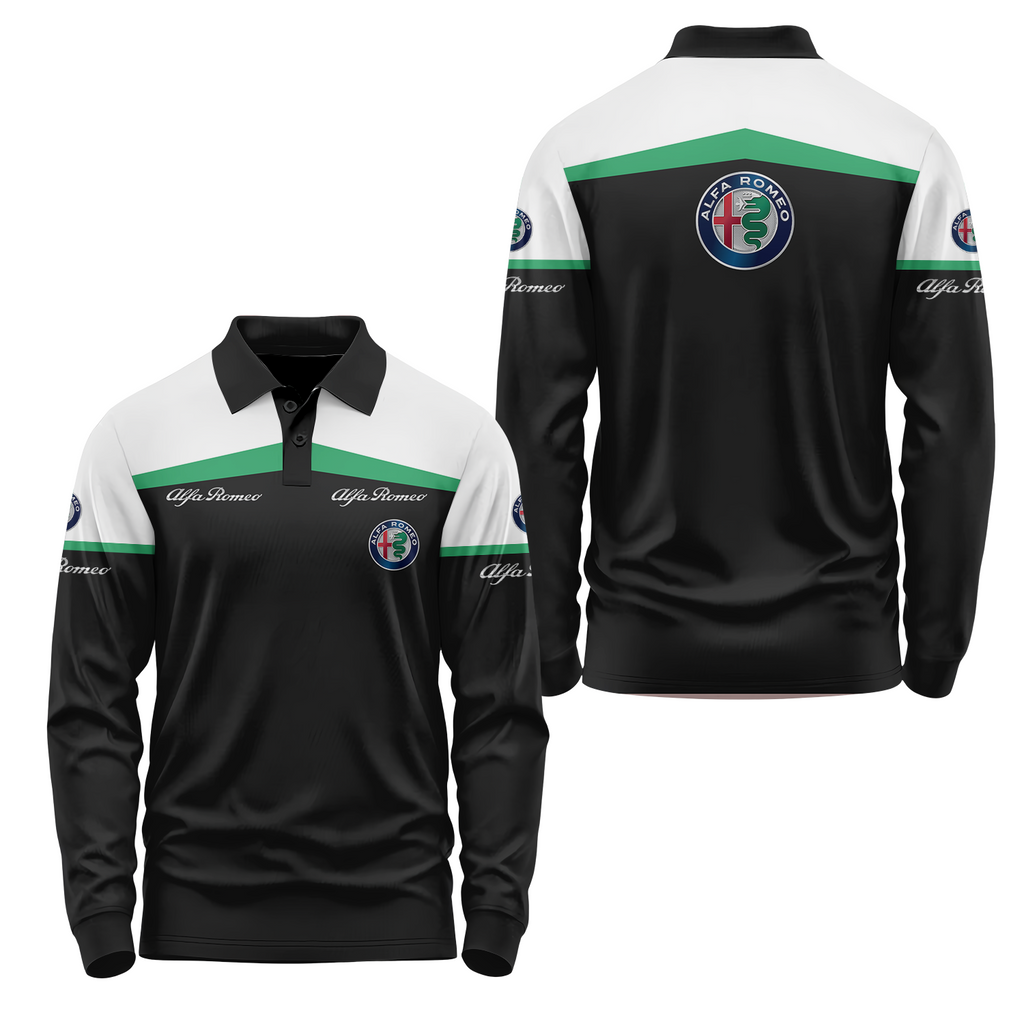 Alfa Romeo Long Sleeve Polo USPL656