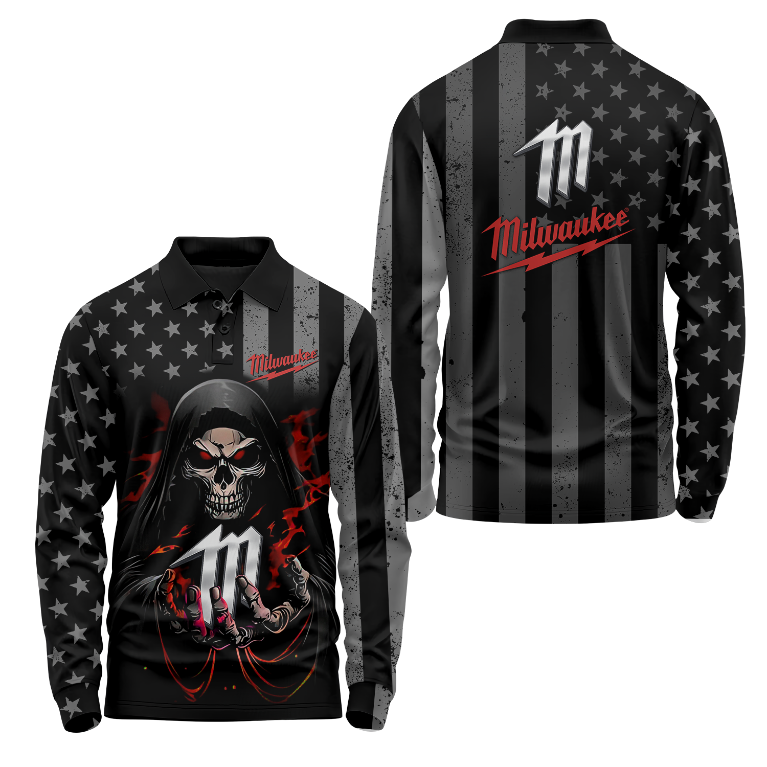 Milwaukee Long Sleeve Polo USPL1327