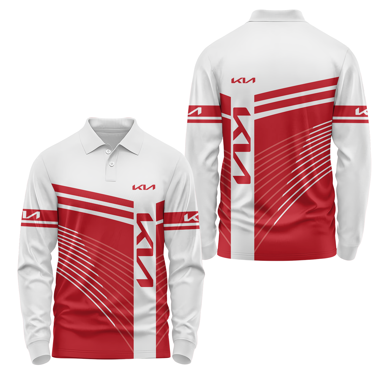 Kia Long Sleeve Polo USPL1258