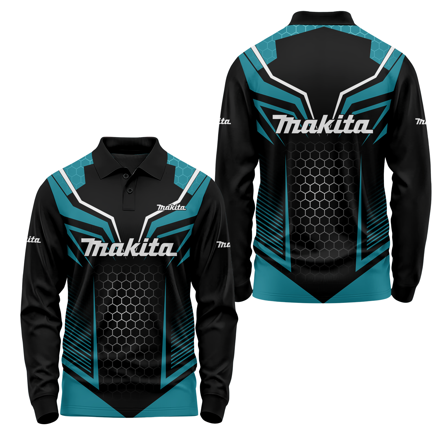 Makita Long Sleeve Polo USPL1422