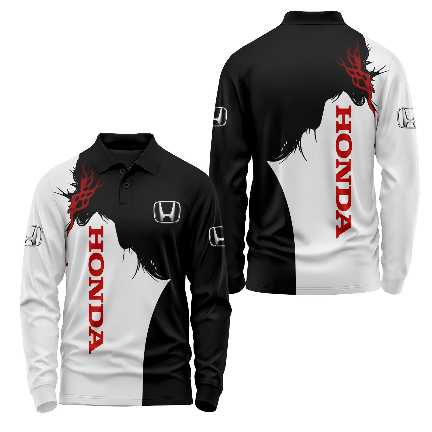 Honda Long Sleeve Polo USPL1072