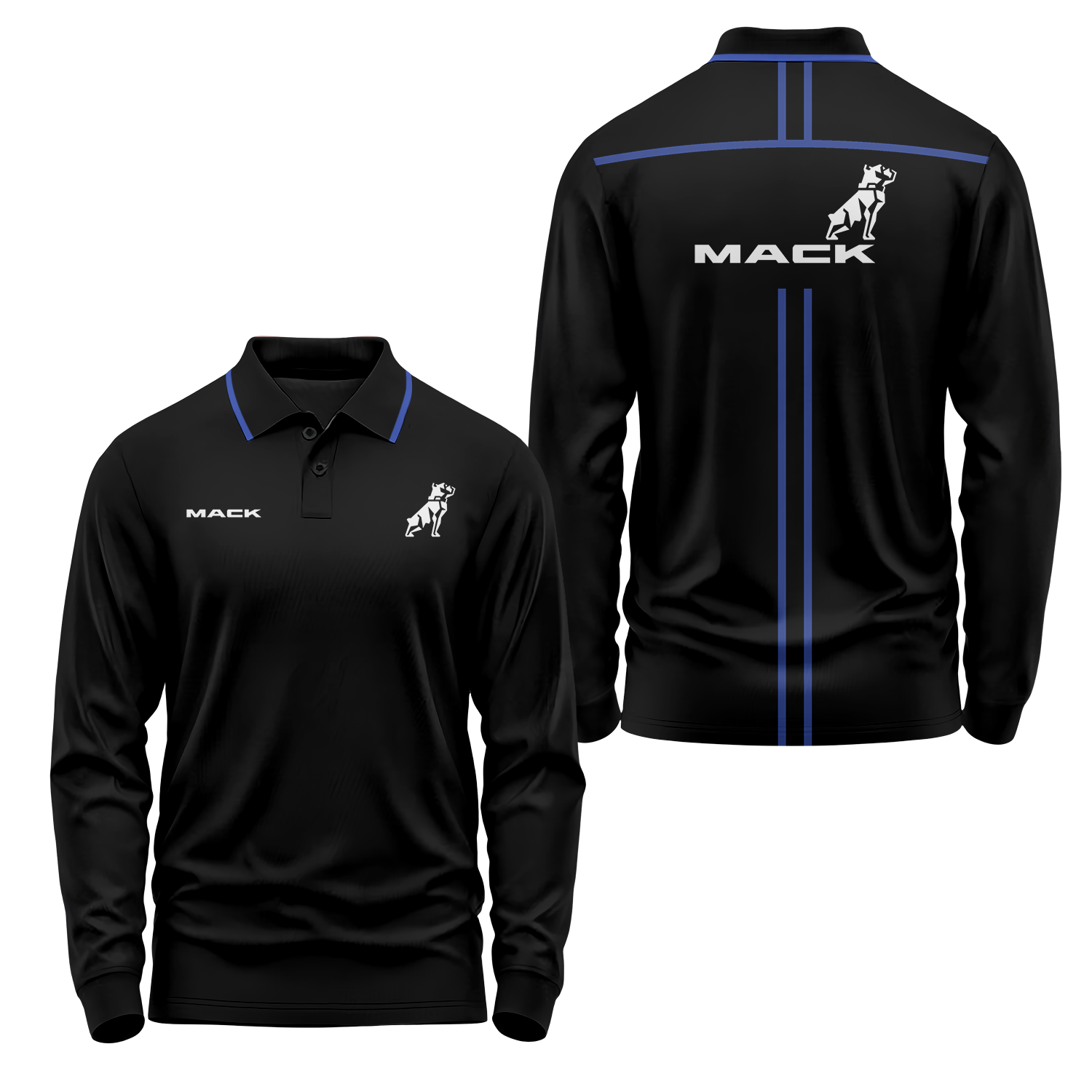 Mack Trucks Long Sleeve Polo USPL1825