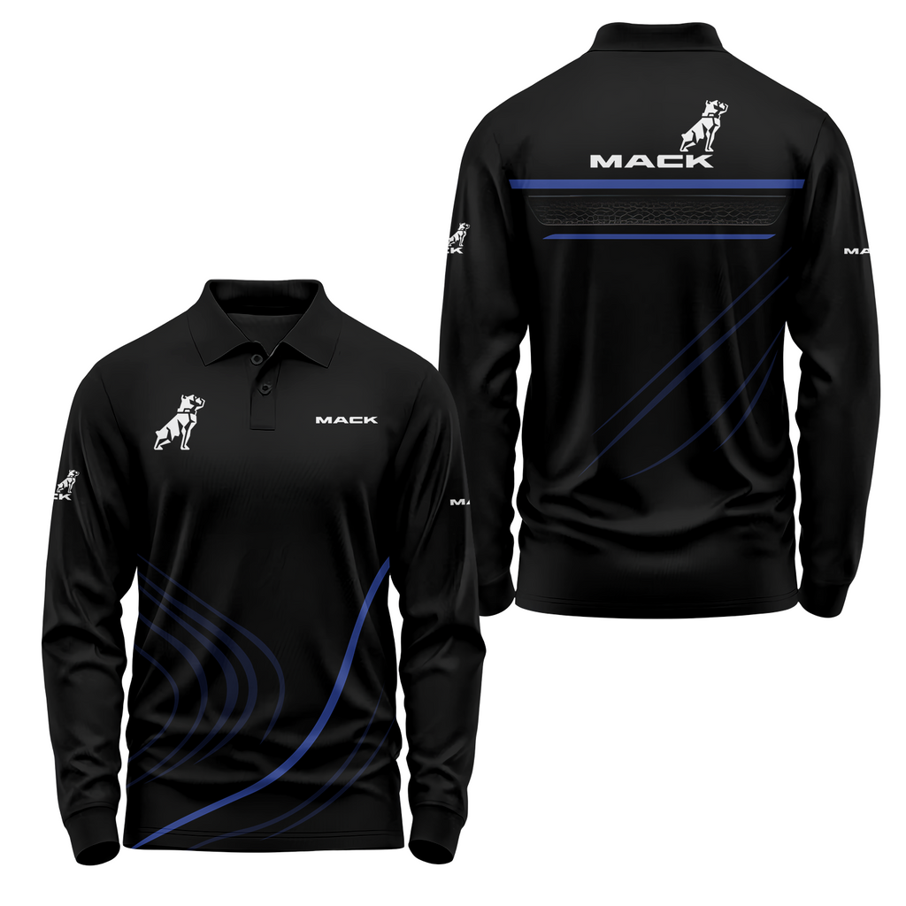 Mack Trucks Long Sleeve Polo USPL1824
