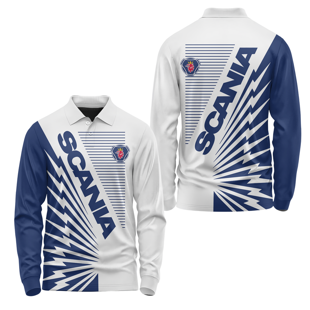 Scania Long Sleeve Polo USPL1581