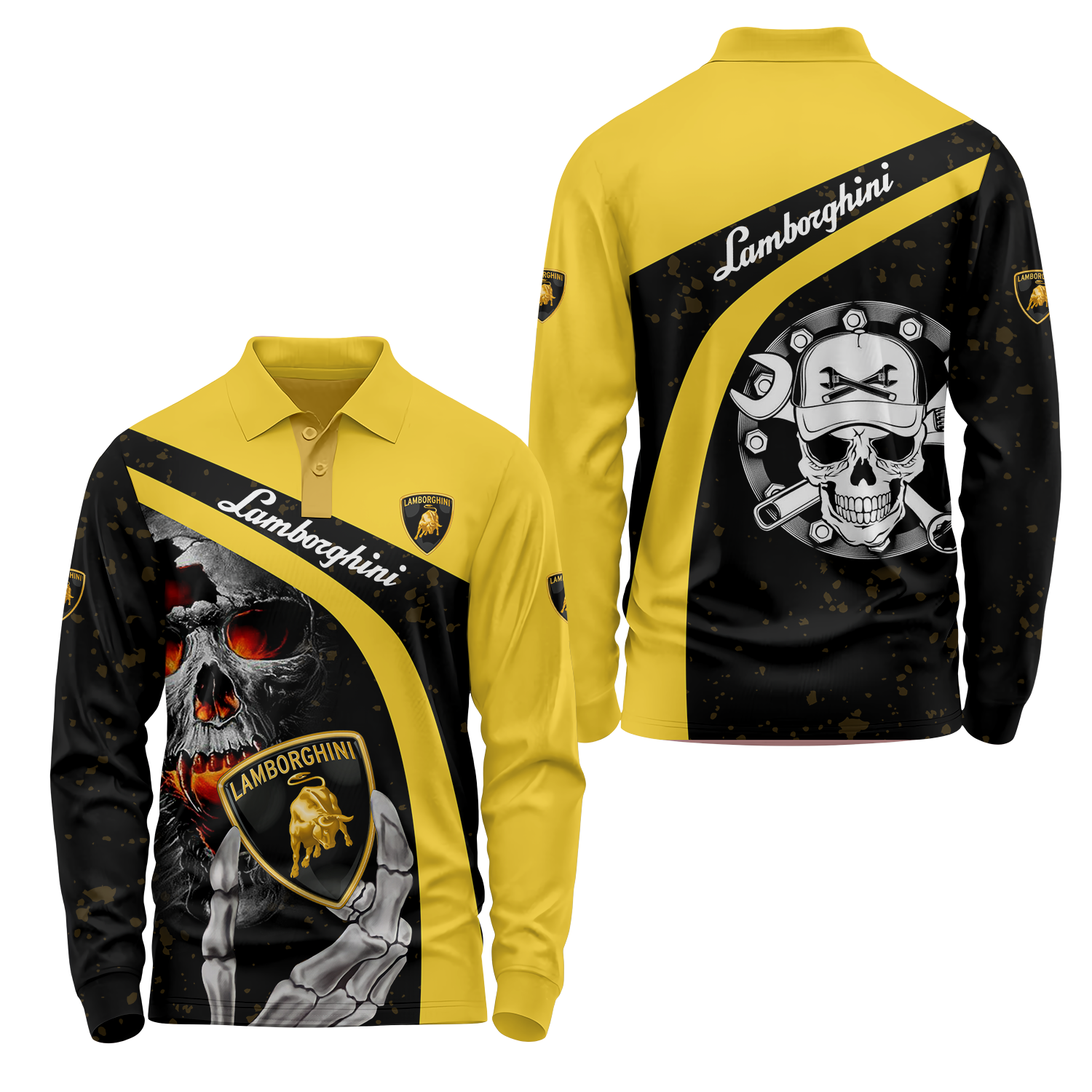 Lamborghini Long Sleeve Polo USPL690