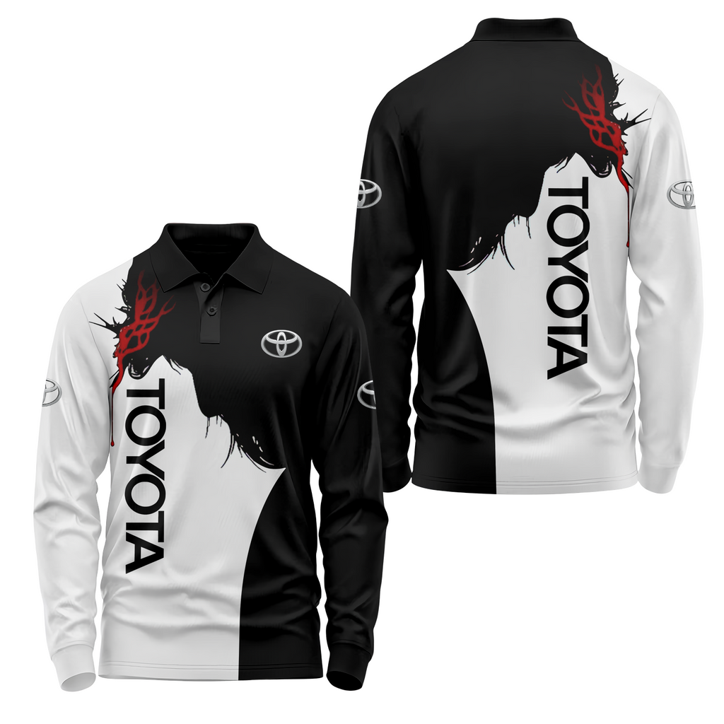 Toyota Long Sleeve Polo USPL833