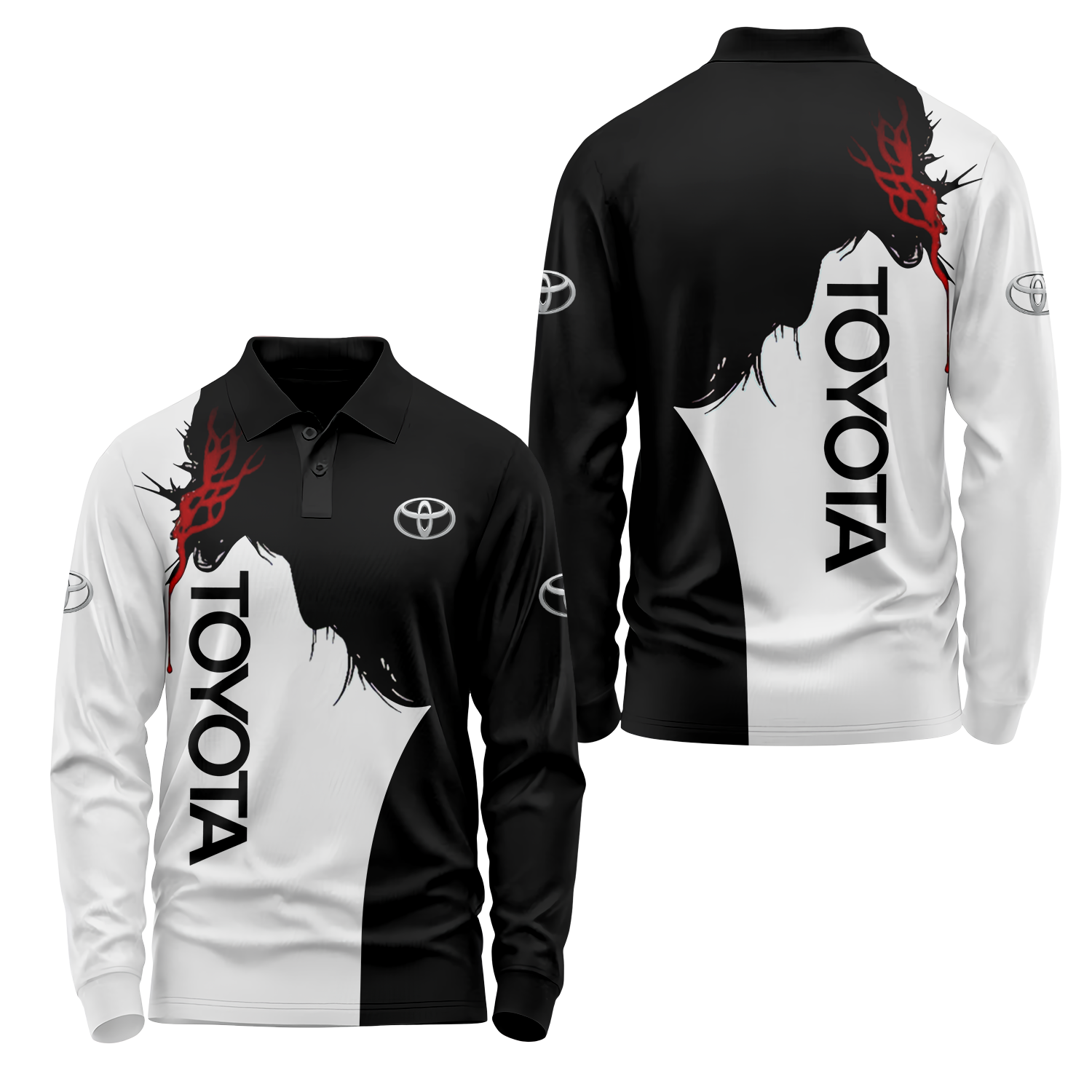 Toyota Long Sleeve Polo USPL833