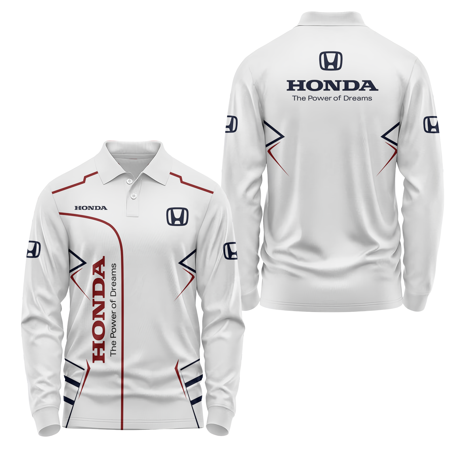 Honda Long Sleeve Polo USPL1046