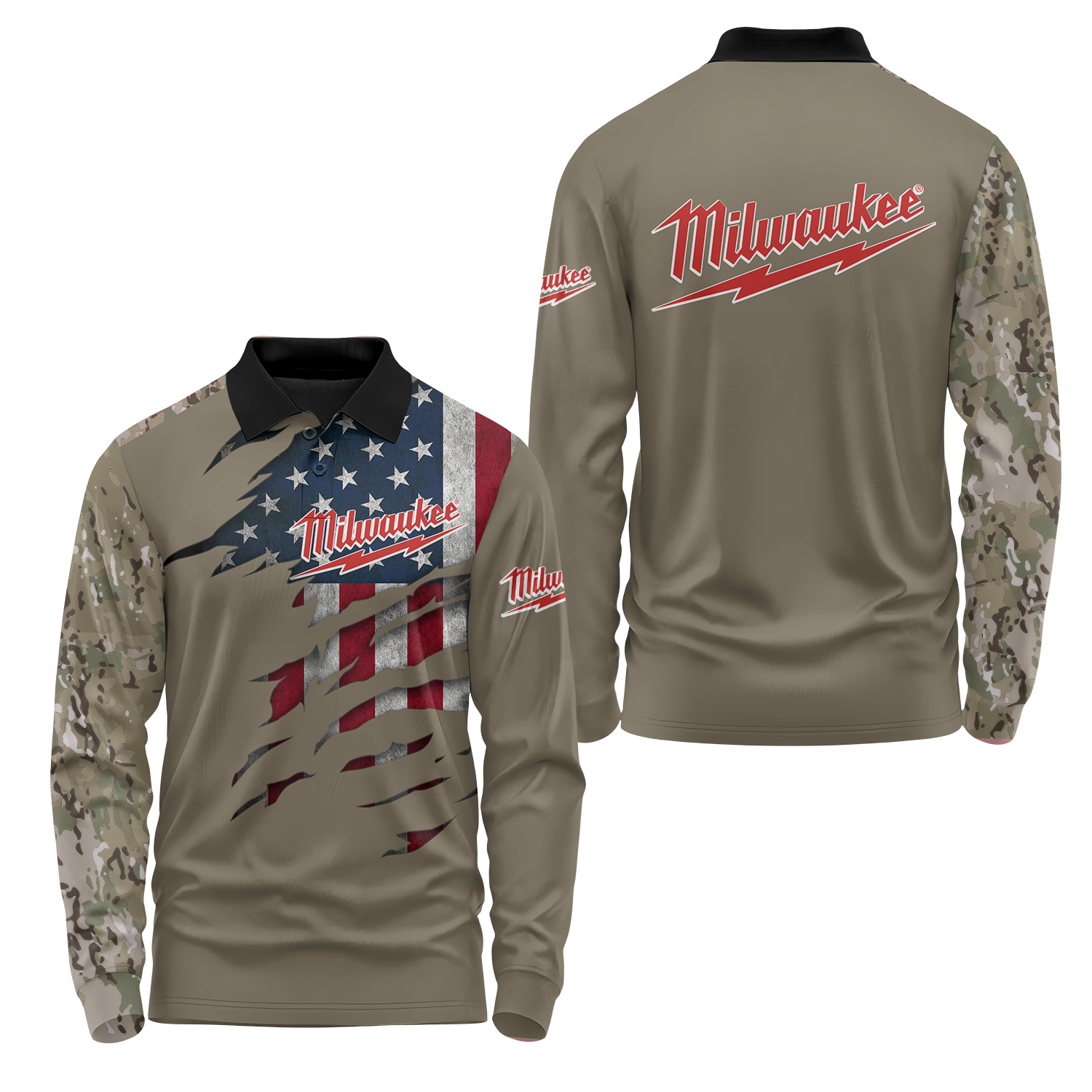 Milwaukee Long Sleeve Polo USPL1300