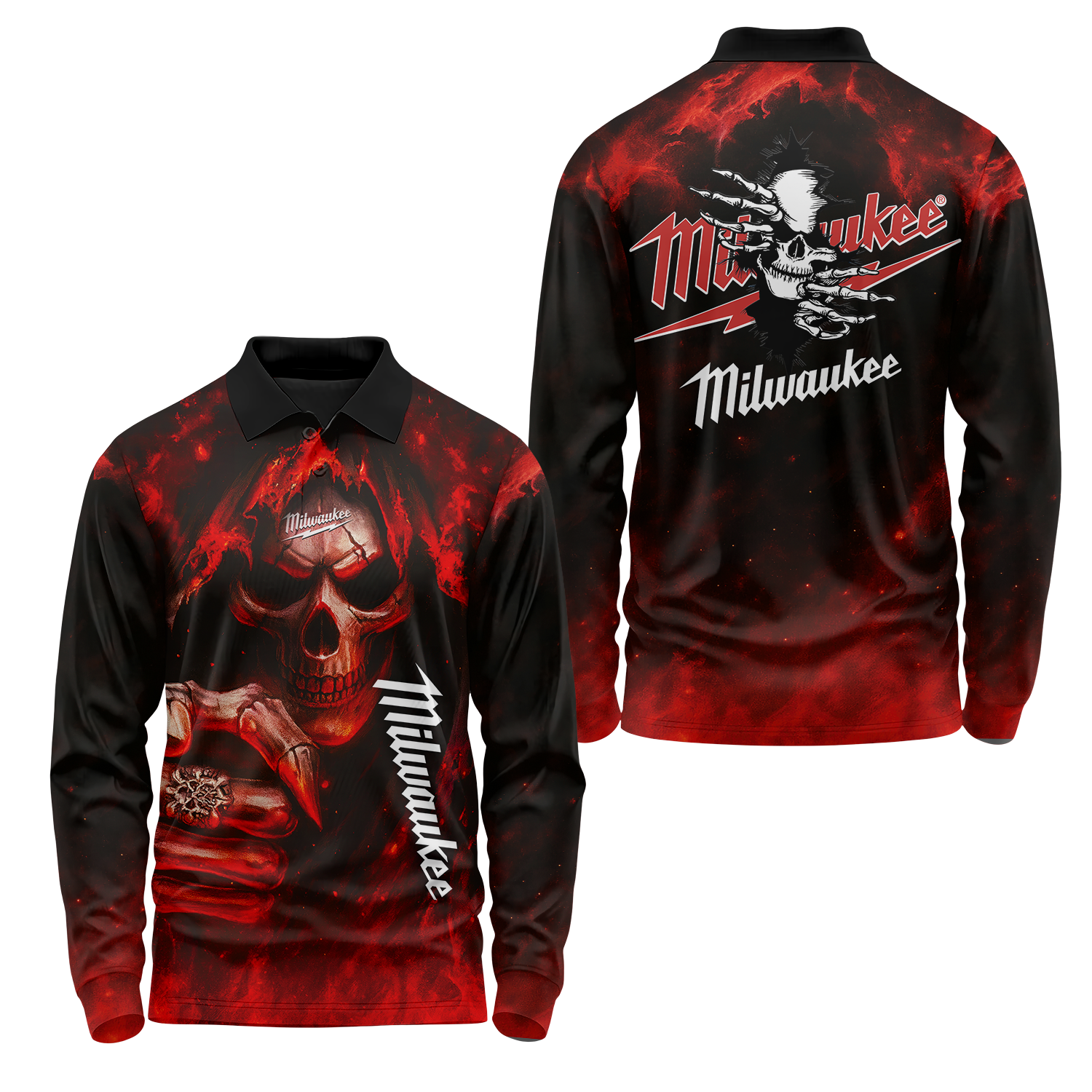 Milwaukee Long Sleeve Polo USPL1319