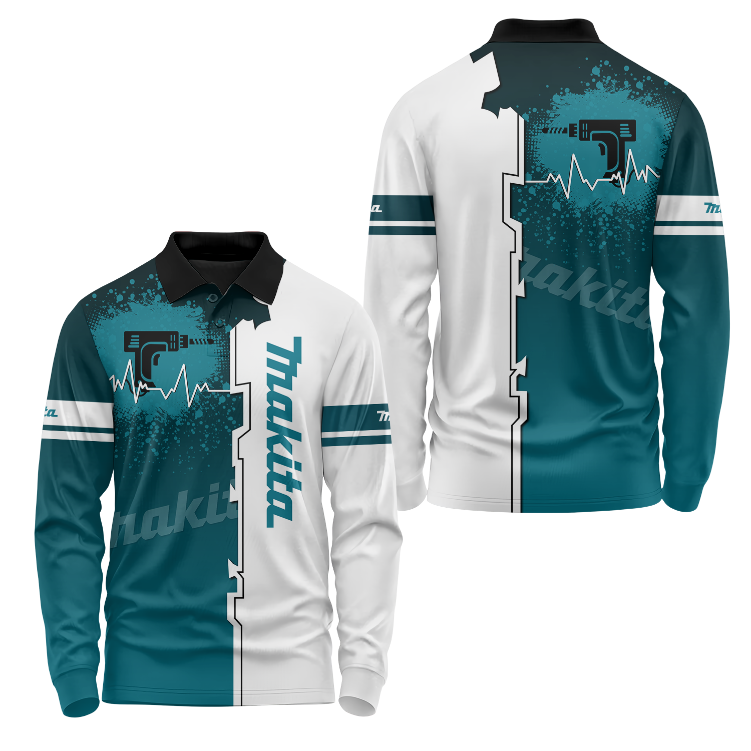 Makita Long Sleeve Polo USPL1395