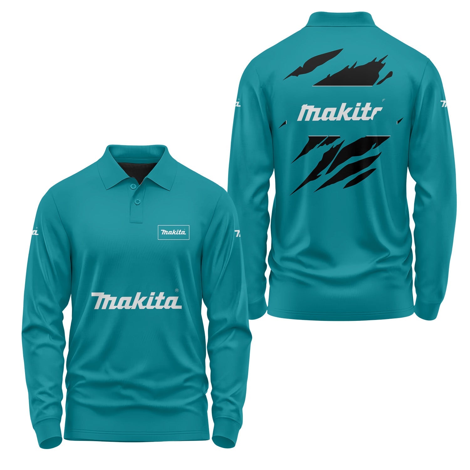 Makita Long Sleeve Polo USPL1381