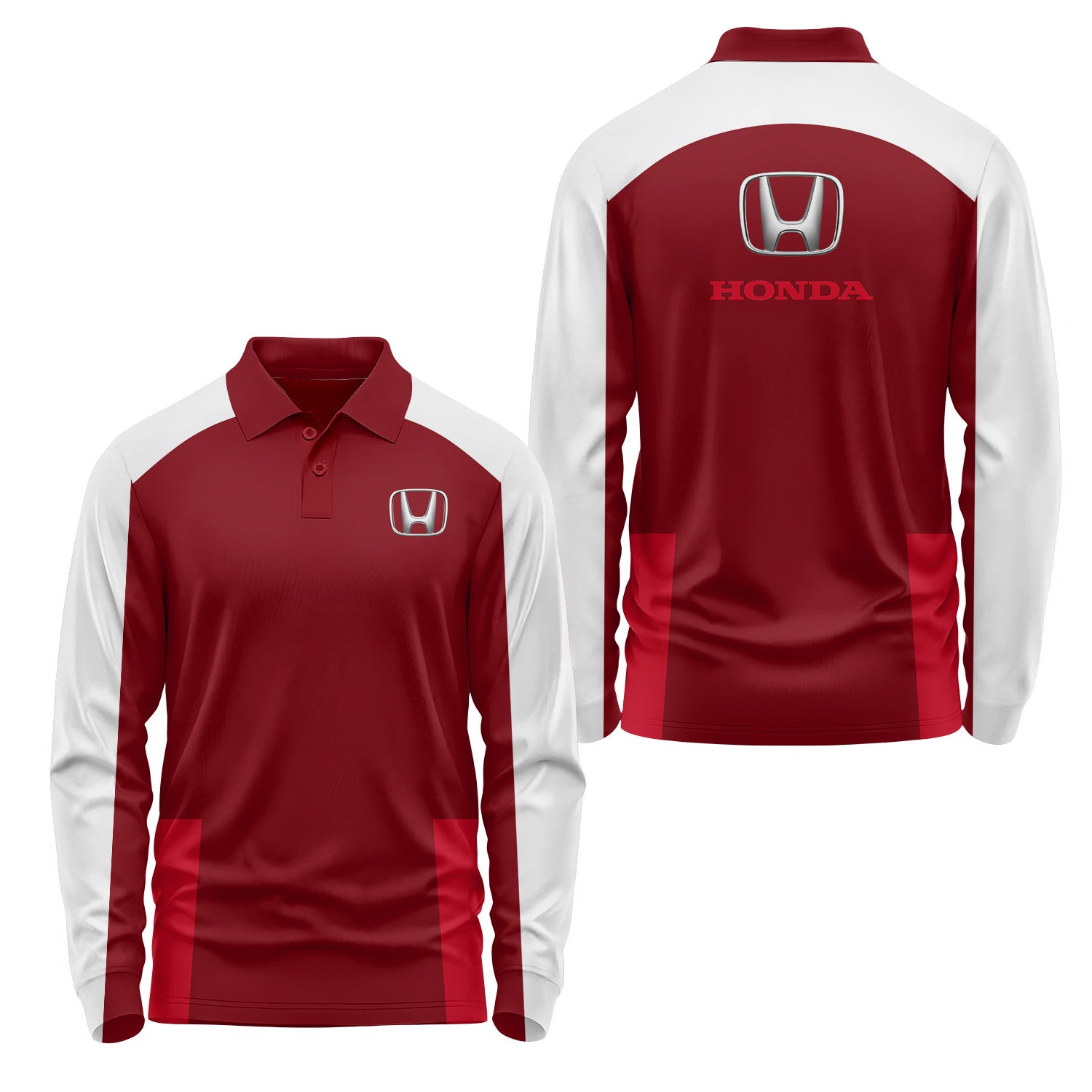 Honda Long Sleeve Polo USPL1092