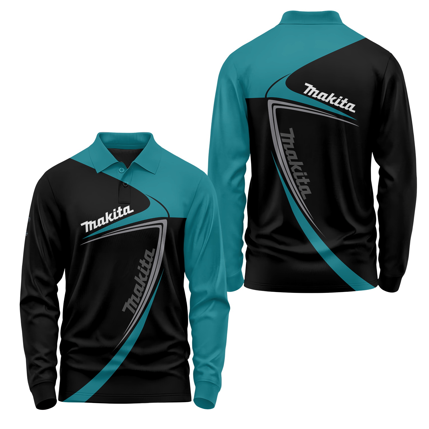 Makita Long Sleeve Polo USPL1404