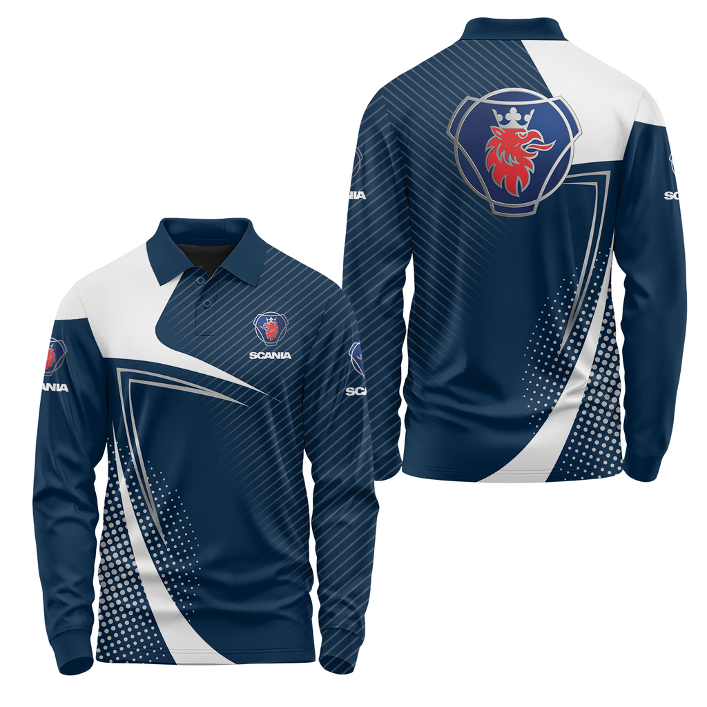 Scania Long Sleeve Polo USPL1589