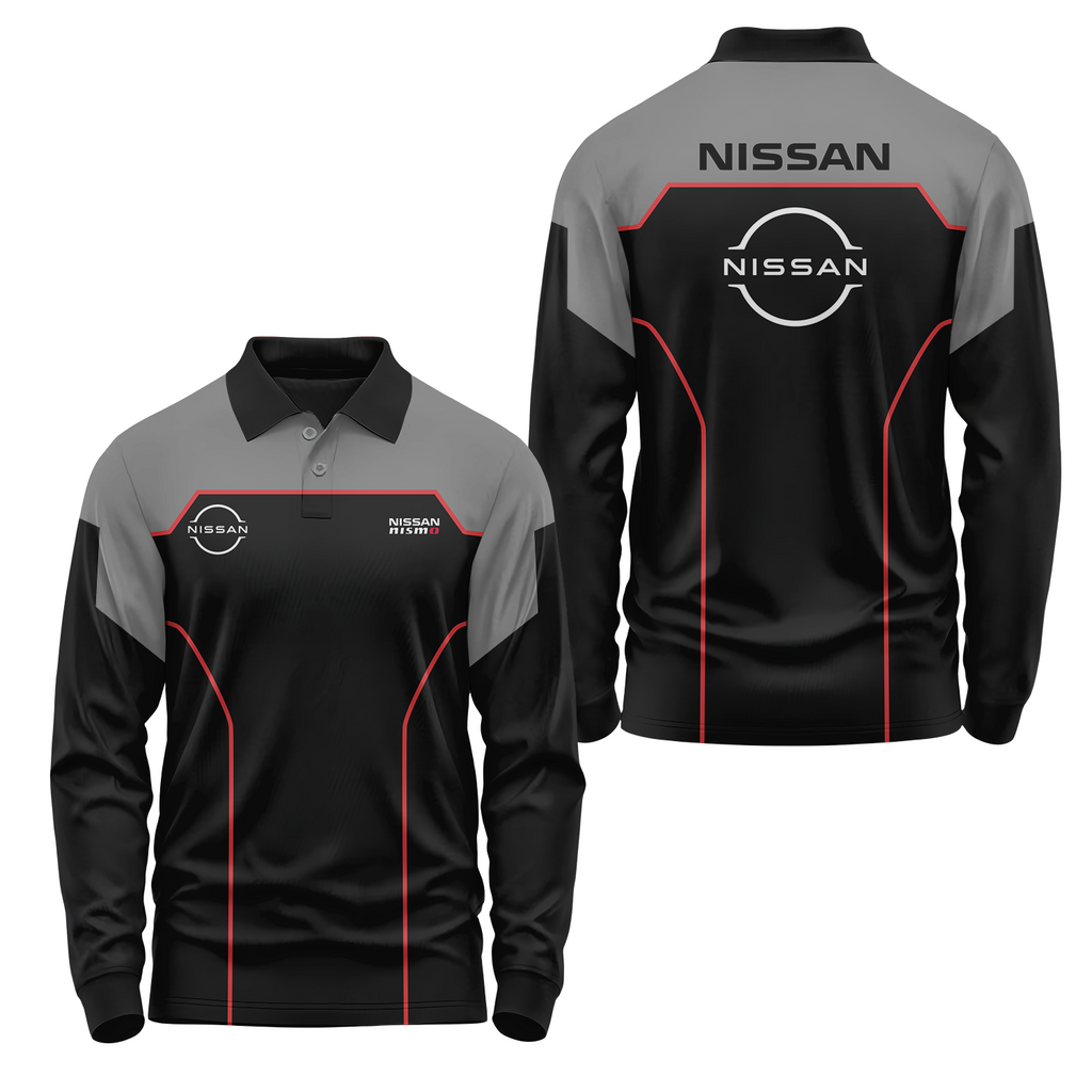 Nissan Long Sleeve Polo USPL1145