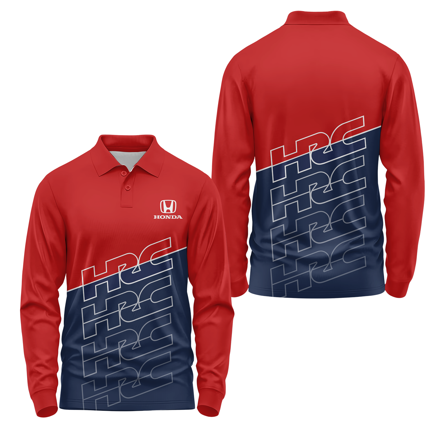 Honda Long Sleeve Polo USPL1069
