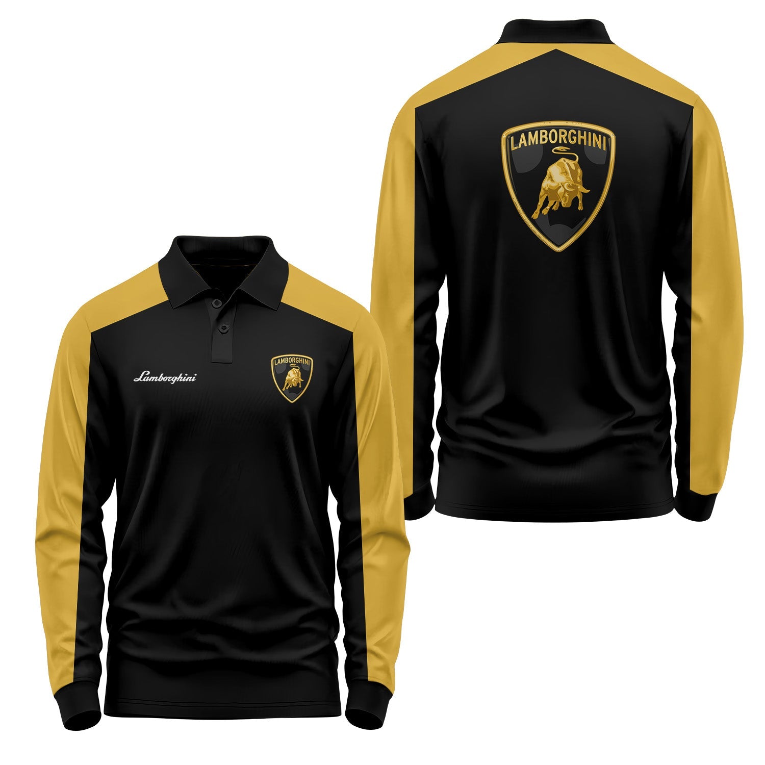 Lamborghini Long Sleeve Polo USPL715