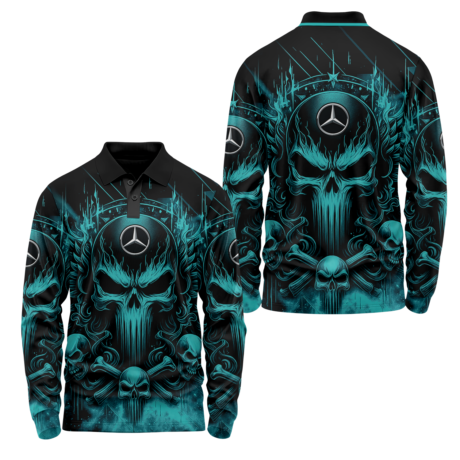 Mercedes Long Sleeve Polo USPL134